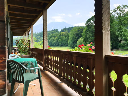 Balkon Zimmer Appartement Schofferbauer Bad Reichenhall