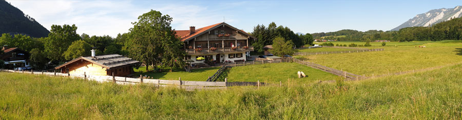 Panoramafoto Schafferbauer Appartements und Ferienwohnungen Bad Reichenhall